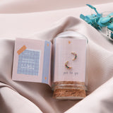 Attic Creations 'Just For You' Moon Earrings - Gold