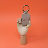 Boobs Keyring - Nude