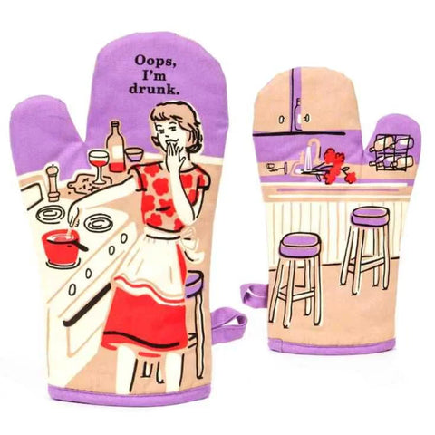 Blue Q Oops I'm Drunk Oven Mitt