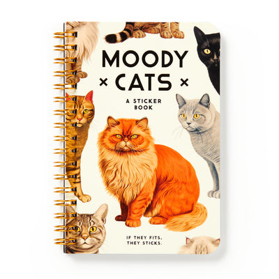 Moody Cats - A Sticker Book