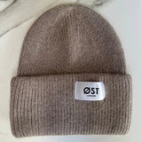 ost london clara angora beanie brown