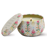 Paddywax Tulip Printed Tin Candle