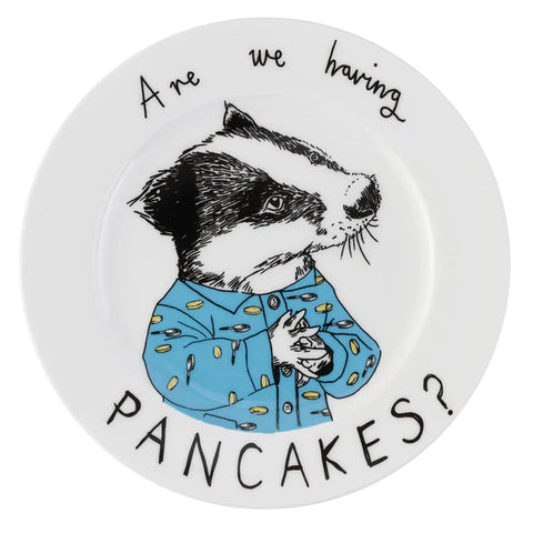 'Are We Having Pancakes?' China Plate