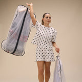 Nobody's Child White Polka Dot Tailored Top