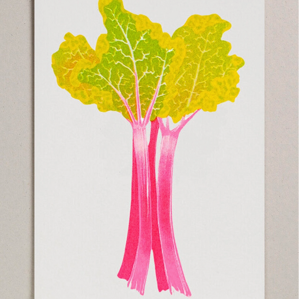 rhubarb print
