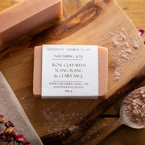 Nurturing Soul Soap - Rose Clay, Ylang Ylang & Clary Sage