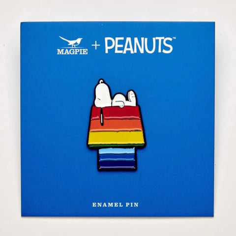 Peanuts Vibe Enamel Pin - Rainbow House