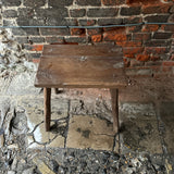 rustic stool