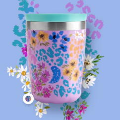 Chilly's Emma Bridgewater Coffee Cup 340ml - Floral Leopard Blossom