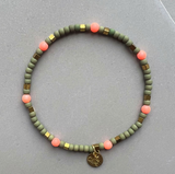 super gem bracelet cube olive