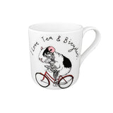 'I Love Tea & Bicycles' China Mug