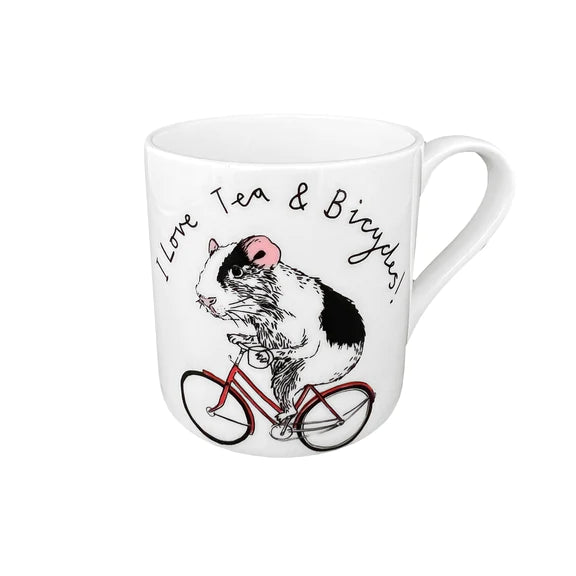 'I Love Tea & Bicycles' China Mug