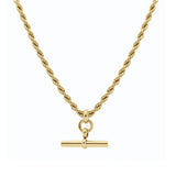 By Rae The Piha T-bar Rope Necklace