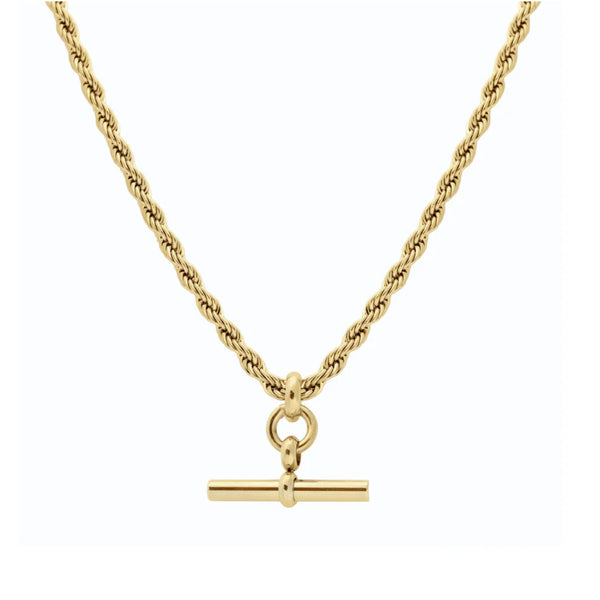 By Rae The Piha T-bar Rope Necklace