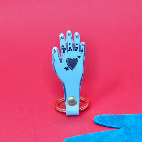 Papa Keyring - Turquoise