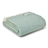 Tweedmill Lifestyle Waffle Throw - 140x240cm - Sea Green