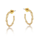 Big Metal Valeria Branch Earrings Gold
