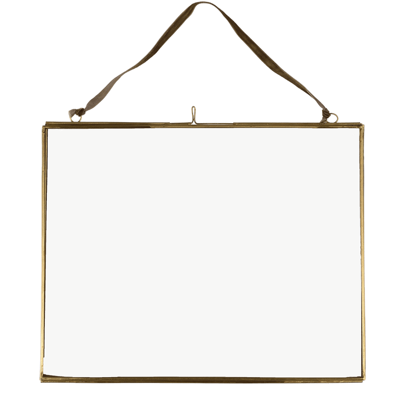 Brass Hanging Frame Landscape 25 x 20 cm