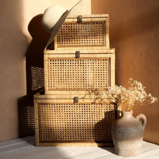 Boxes in French Wicker