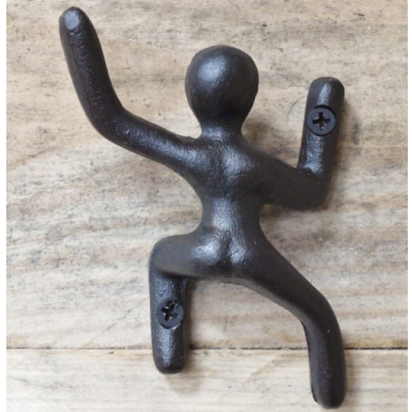 Small Climbing Man Hook - Left