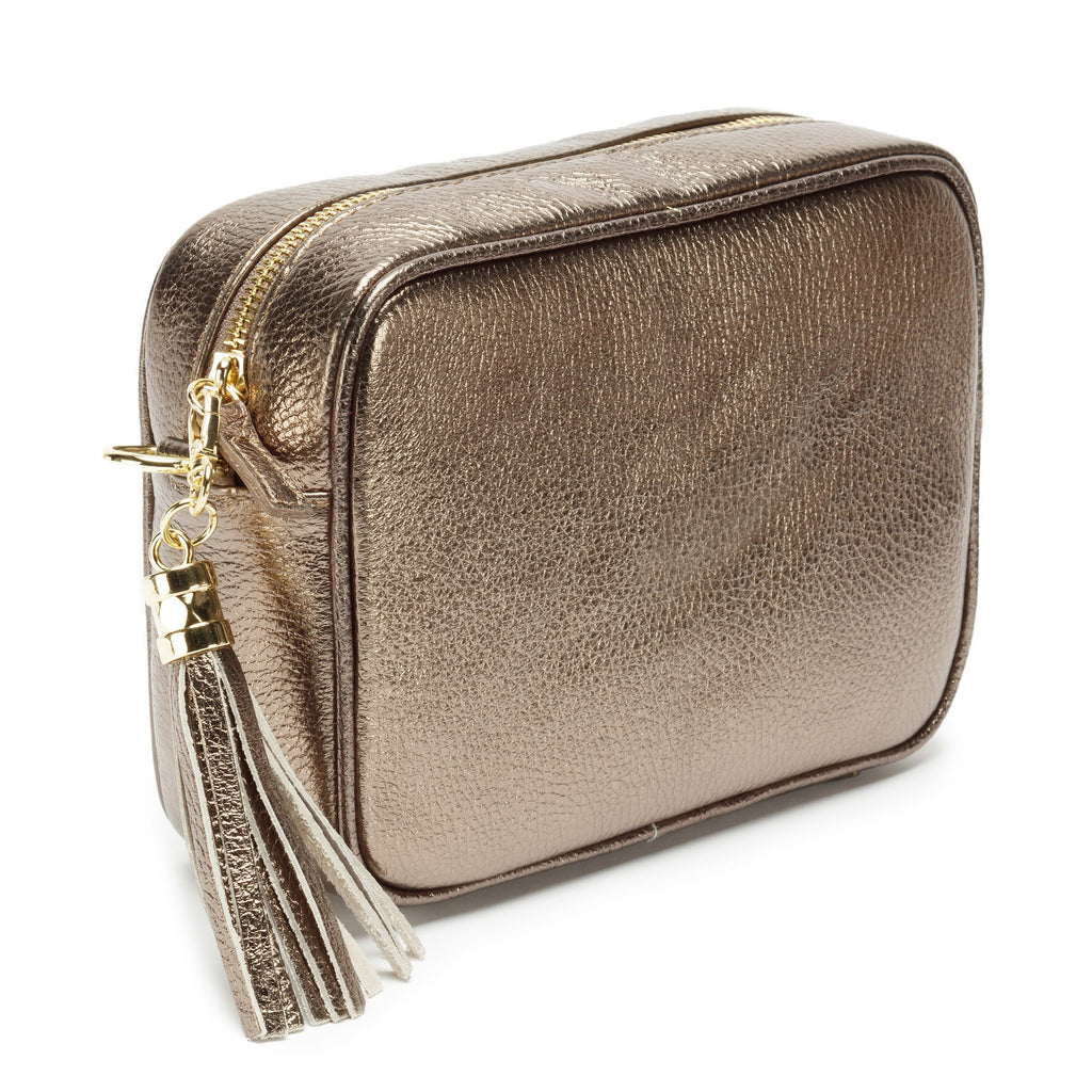 Elie Beaumont Cross Body Bag Bronze The Consortium Winchester and Romsey Hampshire