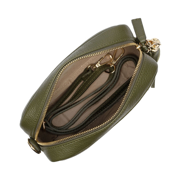 Elie Beaumont Cross Body Bag - Olive