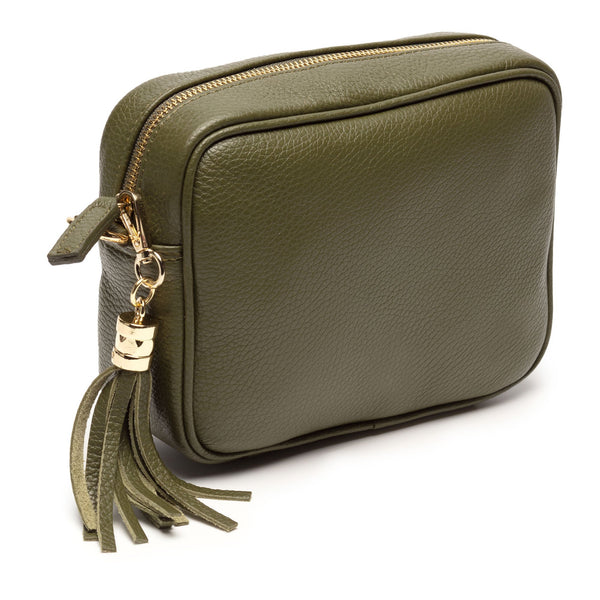 Elie Beaumont Cross Body Bag - Olive