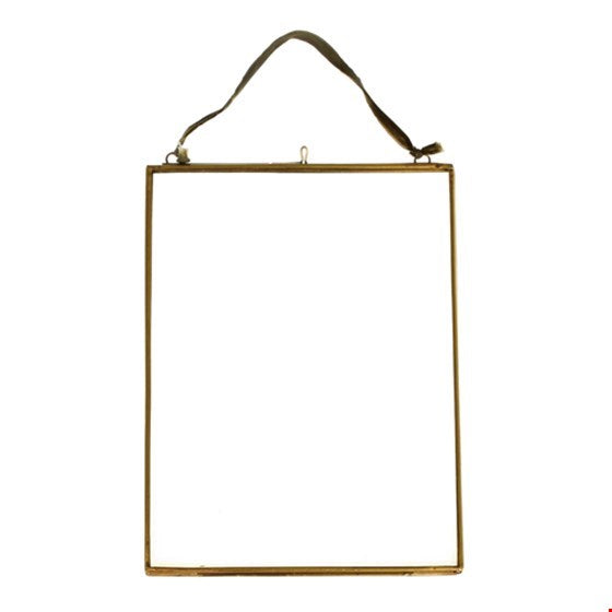 Brass Hanging Frame Portrait 15 x 20cm