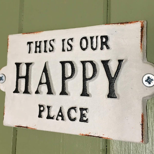 Happy Place Sign