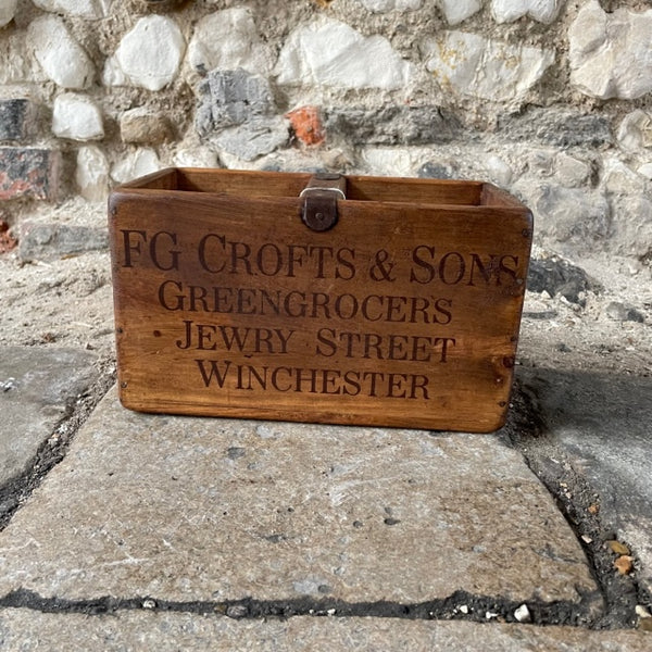F G Crofts Store Wooden Box - Medium