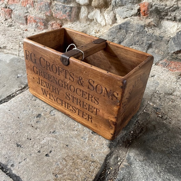 F G Crofts Store Wooden Box - Medium