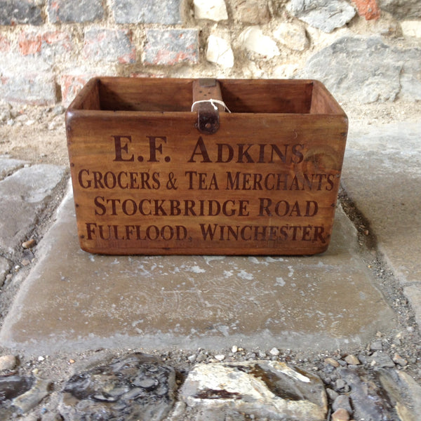 E F Adkins Wooden Box - Medium