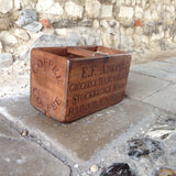 E F Adkins Wooden Box - Medium