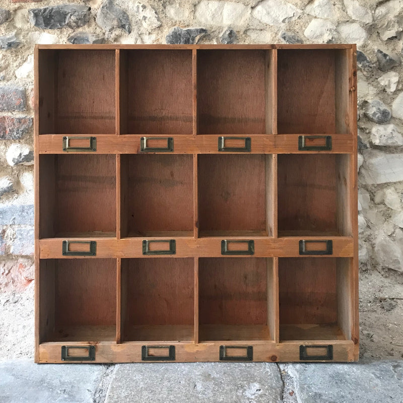 Pigeon Hole Wall Storage Unit