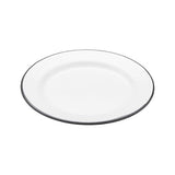 White Enamel Side Dish 20cm