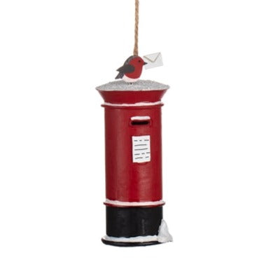 Post Box Robin Decoration - Large