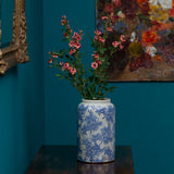 Blue Leaf Vase