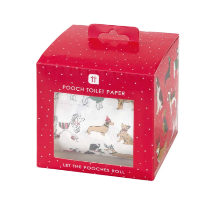 Christmas Dogs Toilet Roll
