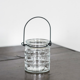 Clear Glass Hanging Tealight Holder