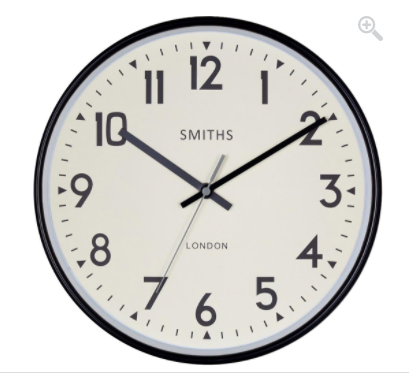 Black Smiths Wall Clock 30 cm