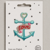 Iron on Patch - Love Anchor