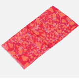 Fuchsia Coral Abstract Animal Print Scarf