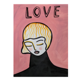 'Love' Giclee Framed Print