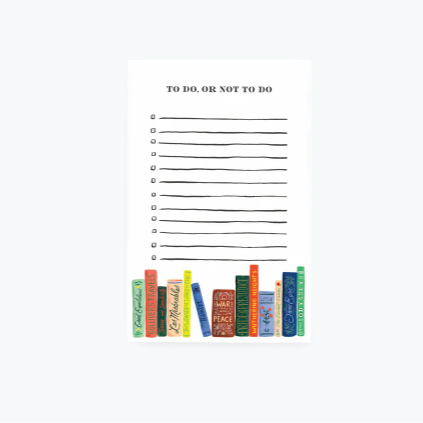 To Do or Not To Do Notepad - Rifle Paper Co