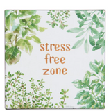 Stress Free Zone - Metal Sign