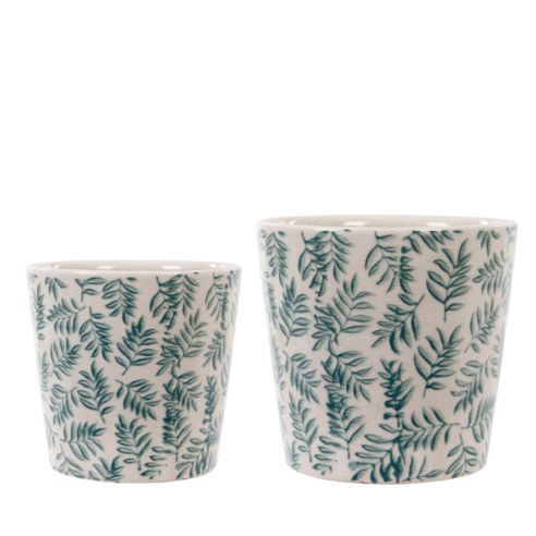 Floral Leaf Pot