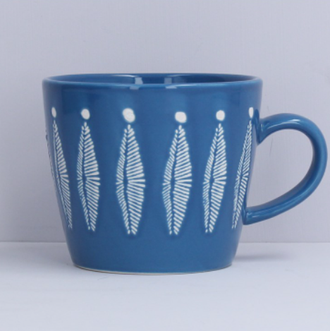Blue Feathers Mug