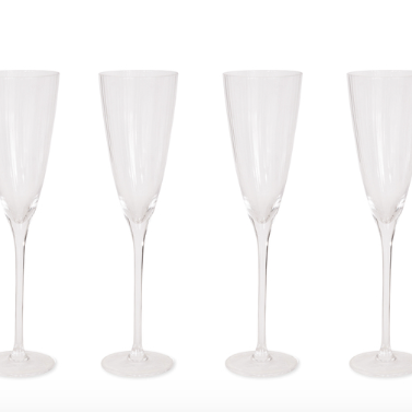 Ribbed Berkeley Champagne Flute