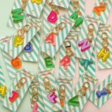 Letterpop Enamel Key Ring SALE