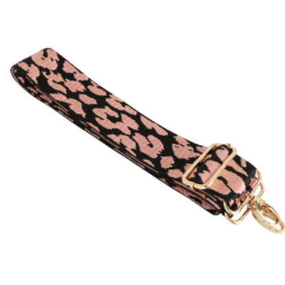 Pale Pink Leopard Bag Print